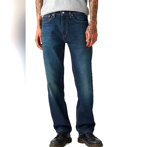 Levi's Men's Classic Indigo Straight Jeans. Size W36 L32 - Picture 1 of 8